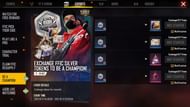 The tokens can be used by players to claim various prizes in the game (Image via Free Fire)